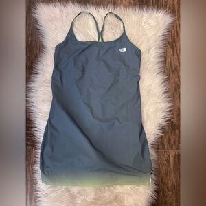 The North Face Printed EA Argue Hiking Dress Ombré Racerback Comfort Active Wear